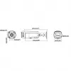 Câmara IP Hikvision 12MP DS-2CD2T126G3-IS2UY/SL(2,8mm)(eF) AcuSense DarkFighter