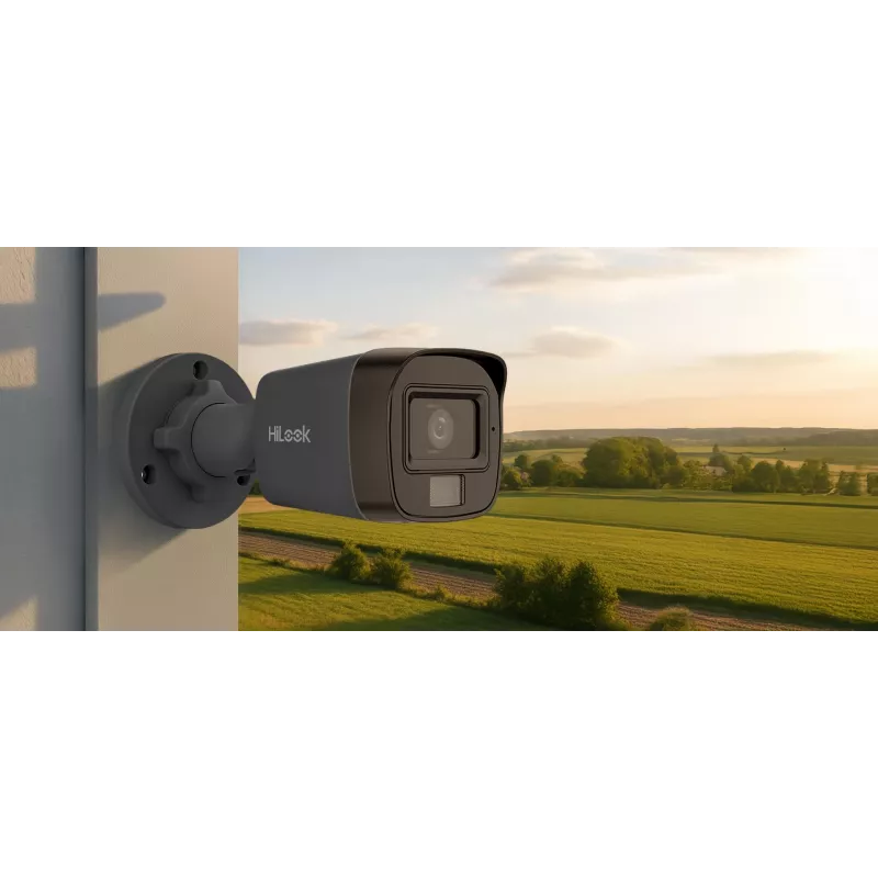 Câmara Hikvision 4-in-1 Hilook 8MP TVI-B8M-20DL Black Bullet 2.8mm