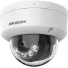 Câmara IP Dome exterior Hikvision DS-2CD1163G2-LIU 6 MP com objetiva de 2,8 mm, ColorVu, IR e luz branca de 30 m, PoE