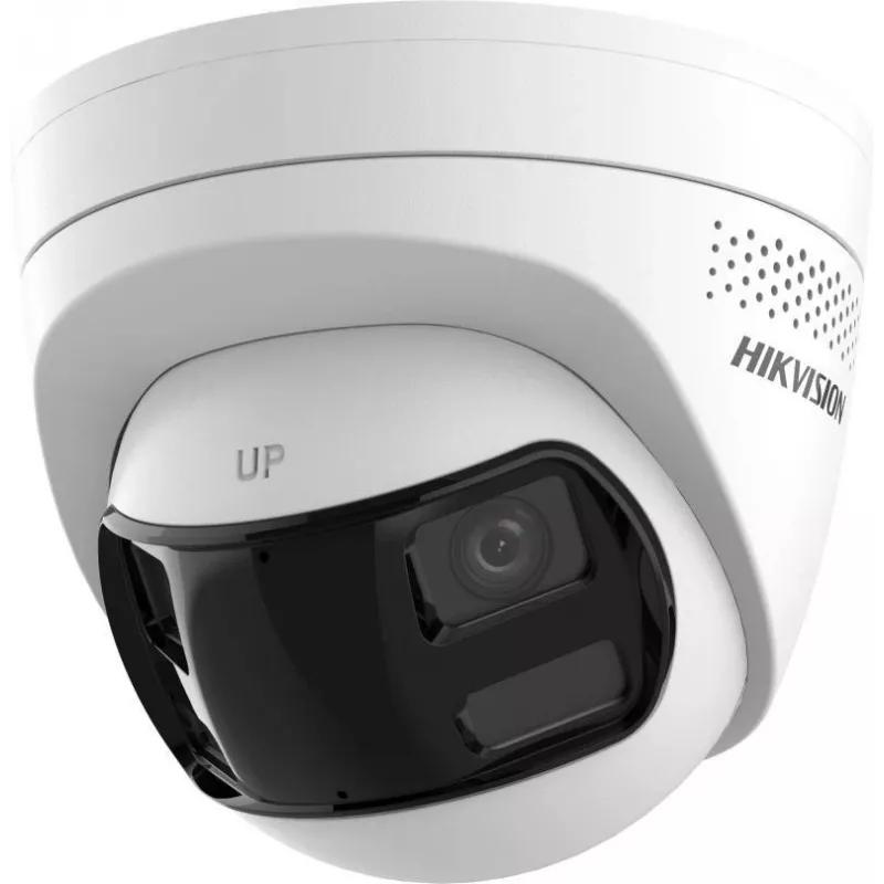 Câmara IP Turret Hikvision DS-2CD1383G2P-LIUF/SL 8 MP Smart Hybrid Light com áudio bidirecional, objetiva 2,0 mm