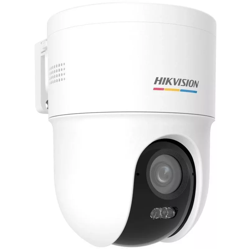 Hikvision DS-2CD1F47G3H-LIUF/SX 4 MP ColorVu 3.0 câmara de rede pan-tilt, objetiva de 2,8 mm, áudio bidirecional, iluminação IR/luz branca 30 m, IP66