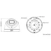 Câmara IP exterior turret Hikvision DS-2CD1H43G2-IZ 4MP, objetiva motorizada 2.8-12mm, 30m IR, IP67