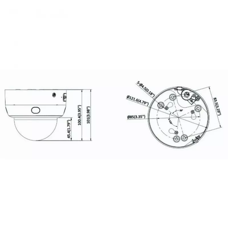 Câmara IP Hikvision DS-2CD2146G3-IPTRZS2UY(2.8/4)eFBLACK 4MP AcuSense, 2.8mm, IP67, preta