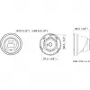 Câmara IP turret Hikvision DS-2CD2343G2-LI2U/SL 2,8mm PL AcuSense 4MP com Smart Hybrid Light