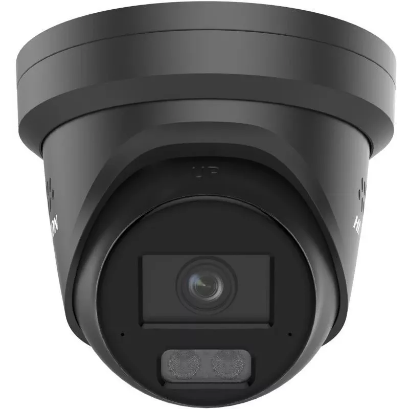 Câmara IP turret Hikvision DS-2CD2347G3-LIS2UY/SL 2.8mm preta 4MP ColorVu com AcuSense