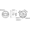 Hikvision DS-2CD2363G2P-LISU/SL(180°)(O-STD) 6 MP câmara de rede exterior de lente dupla com vista panorâmica de 180°, AcuSense, áudio bidirecional, luz de flash, IP67