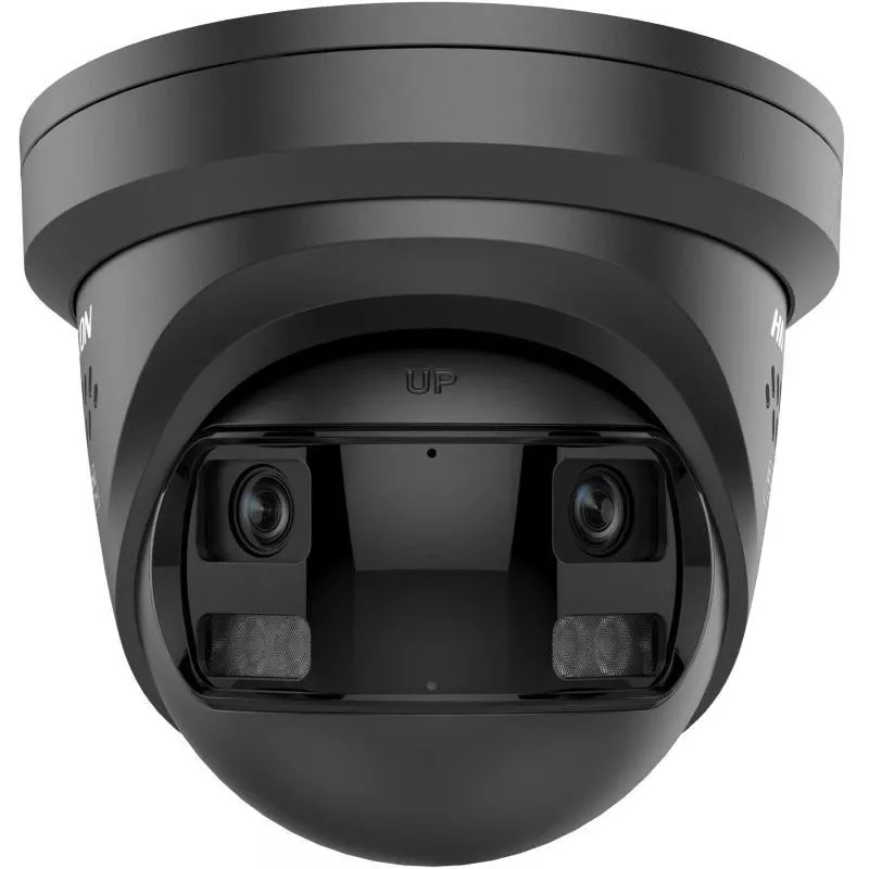 Hikvision DS-2CD2363G2P-LISU/SL câmara de rede panorâmica AcuSense 180°, objetiva 2×4mm, 3840×1080, preto DS-2CD2363G2P-LISU/SL(180°)(O-STD)/BLACK