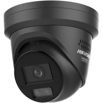 Câmara de rede turret exterior Hikvision DS-2CD2367G3-LIS2UY/SL 2.8mm 6MP com AcuSense, áudio bidirecional e luz branca