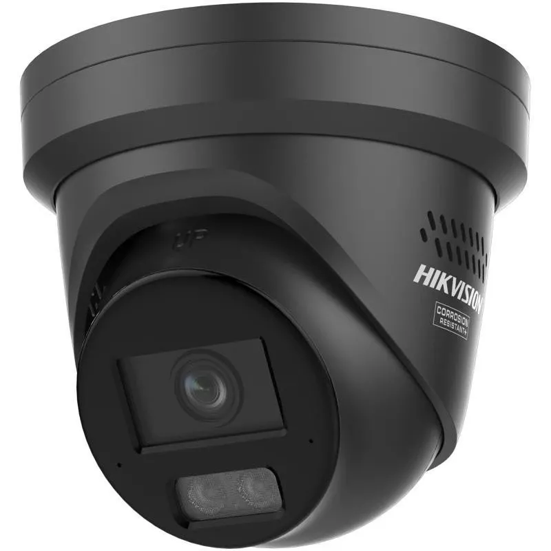 Câmara de rede turret exterior Hikvision DS-2CD2367G3-LIS2UY/SL 2.8mm 6MP com AcuSense, áudio bidirecional e luz branca
