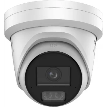 Hikvision DS-2CD2387G3-LIS2UY/SRB Câmara turret exterior 8MP com AcuSense, objetiva 2.8mm, áudio bidirecional, IP67, PoE