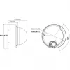 Hikvision DS-2CD2743G2-LIZS2U câmara IP dome 4MP AcuSense varifocal motorizada, 2,8-12 mm, preto, PoE/12 VDC