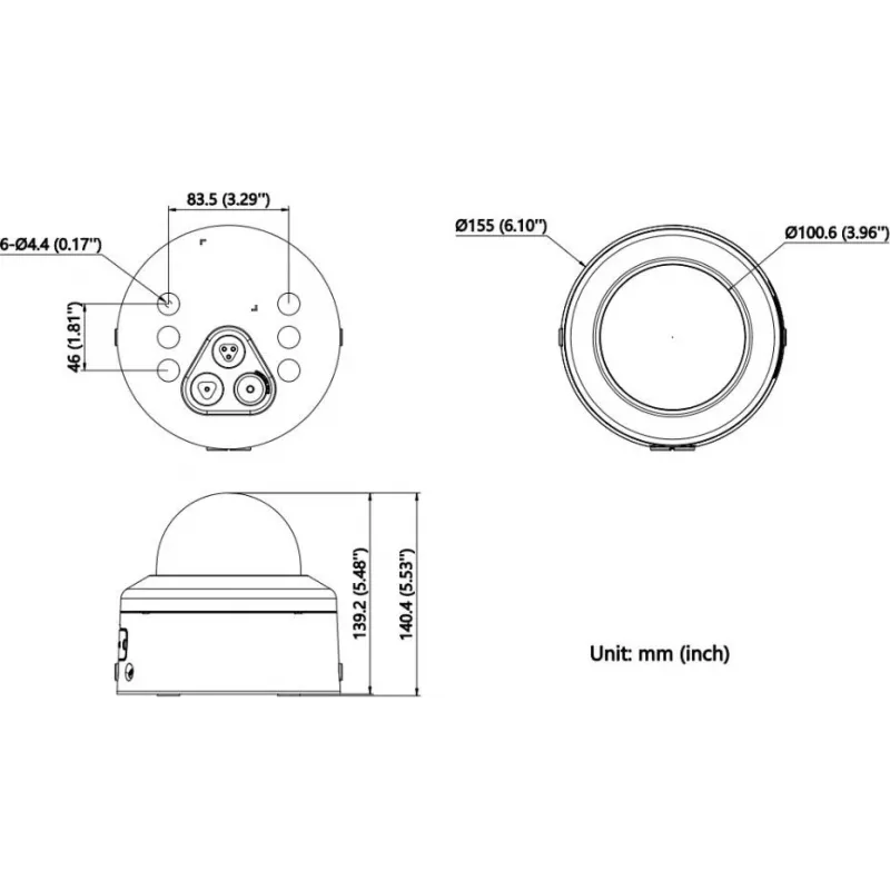 Câmara IP Bullet Hikvision DS-2CD2766G3-IPTRZSY (2.8-12mm) preta 6MP AcuSense, H.265+, PoE, 40m IR, IP67/IK10