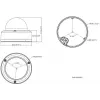 Hikvision DS-2CD2786G2H-IPTRZS 2.8-12mm PL 8 MP câmara IP dome AcuSense PTRZ com lente varifocal