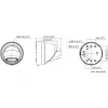 Hikvision DS-2CD2H46G2-IZS(2.8-12mm)(C)(Preto) 4MP AcuSense Câmara IP Dome Varifocal Motorizada
