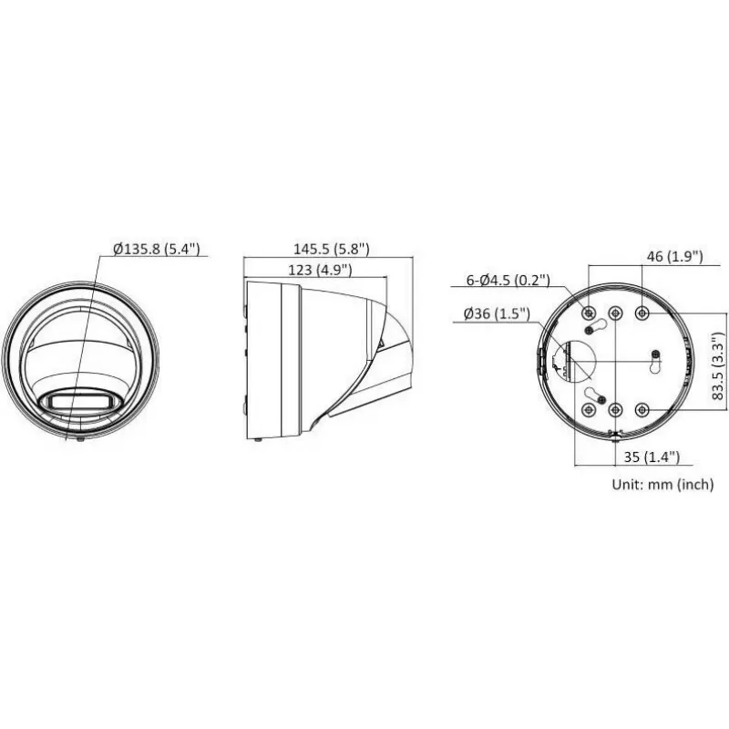 Hikvision DS-2CD2H46G2-IZS(2.8-12mm)(C)(Preto) 4MP AcuSense Câmara IP Dome Varifocal Motorizada