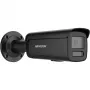 Câmara IP bullet Hikvision DS-2CD2T126G3-IS2UY/SL(2.8)eF 12MP AcuSense com luz de flash, aviso sonoro, objetiva 2.8mm, preto