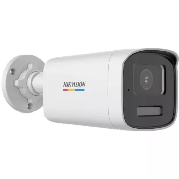 Hikvision DS-2CE12UF3T-LS Câmara mini bullet 3K ColorVu 4-em-1 com objetiva 2.8mm, luz quente 40m, IP67