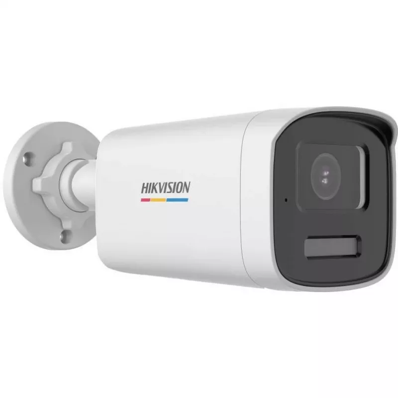 Hikvision DS-2CE12UF3T-LS Câmara mini bullet 3K ColorVu 4-em-1 com objetiva 2.8mm, luz quente 40m, IP67