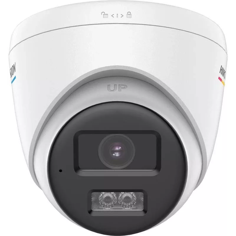 Hikvision DS-2CE72UF3T-LS Câmara turret 3K ColorVu, distância focal fixa 2,8 mm, 4-em-1, IP67