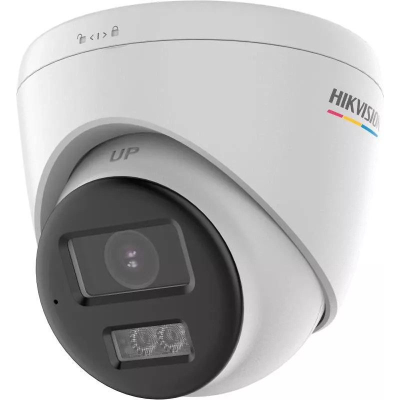 Hikvision DS-2CE72UF3T-LS Câmara turret 3K ColorVu, distância focal fixa 2,8 mm, 4-em-1, IP67