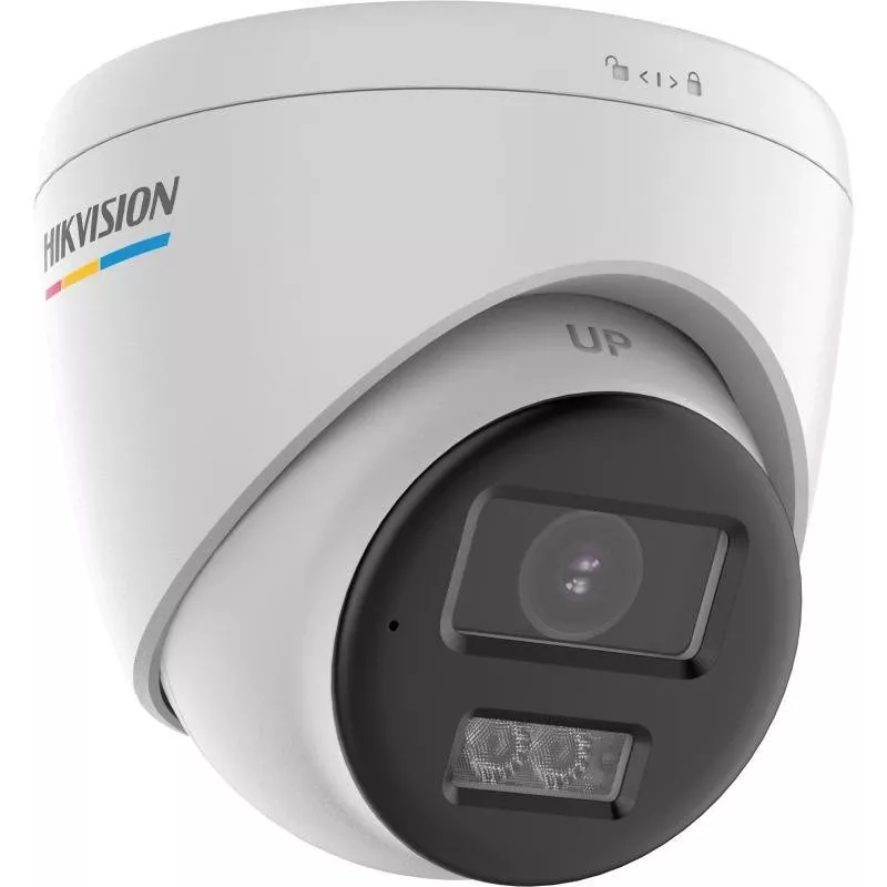 Hikvision DS-2CE72UF3T-LS Câmara turret 3K ColorVu, distância focal fixa 2,8 mm, 4-em-1, IP67
