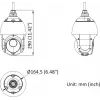 Câmara dome PTZ de rede 2MP IR Hikvision DS-2DE4215IWG1-E, zoom ótico 15x, IR 100m, IP66, PoE+