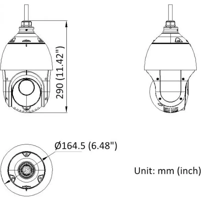 Hikvision DS-2DE4225IWG1-E câmara dome PTZ de rede 2MP 25x IR
