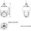 Hikvision DS-2DE4825IWG1-E câmara de segurança IP dome PTZ 8MP 25x com AcuSense, IR 100m, PoE+