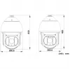 Hikvision DS-2DF8425IX-AELW(T5) Câmara dome de rede Speed 8MP 25x IR com laser, DarkFighterX, alcance laser 500m