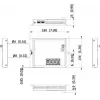 Hikvision DS-3T1510P-SI-FLT(O-STD) switch, sem fonte de alimentação