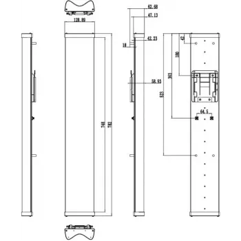 Hikvision DS-3WF5000A-120 Bridge WLAN exterior 5GHz, 300 Mbps, antena 12 dBi, IP65