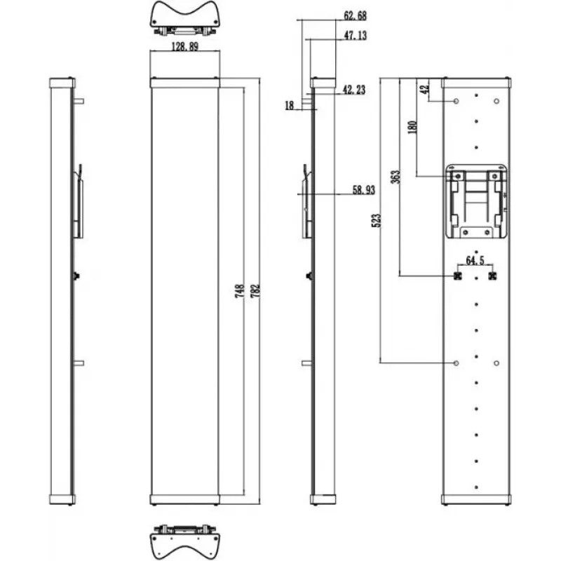 Hikvision DS-3WF5000A-120 Bridge WLAN exterior 5GHz, 300 Mbps, antena 12 dBi, IP65