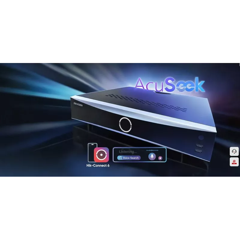 NVR Hikvision DS-7608NXI-K1/8P/VPro(STD) 8 canais AcuSense 4K PoE