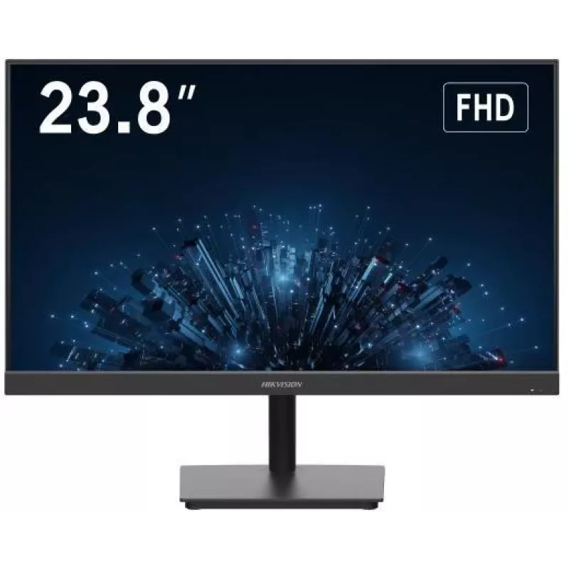 Hikvision DS-D5224F2-1V1S/B monitor VA Full HD de 23,8 polegadas com HDMI, VGA, CVBS e altifalantes
