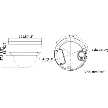 Hikvision iDS-2CD7D87G0-XS(2.8mm)(O-STD) DeepinViewX Câmara IP, 2,8 mm
