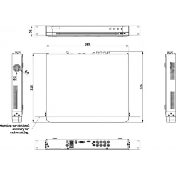 Hikvision iDS-7208HUHI-M2/XT/4A+8/4ALM DVR híbrido 5-em-1 de 8 canais com AcuSense