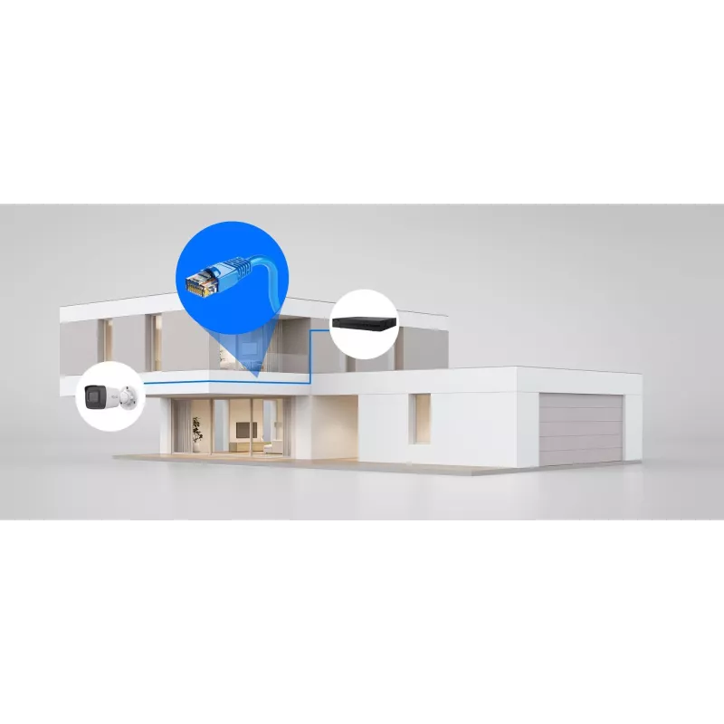 Câmara IP tube Hilook IPC-B121H-C 2MP IR20m PoE