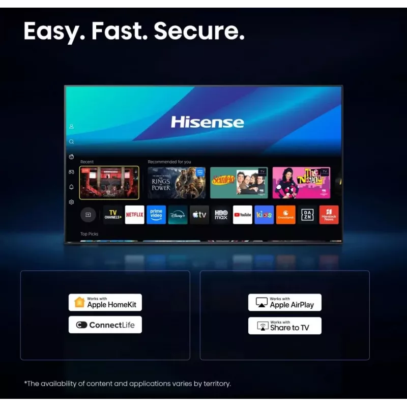 Smart TV Hisense 32A4S 32 polegadas (80 cm) Full HD