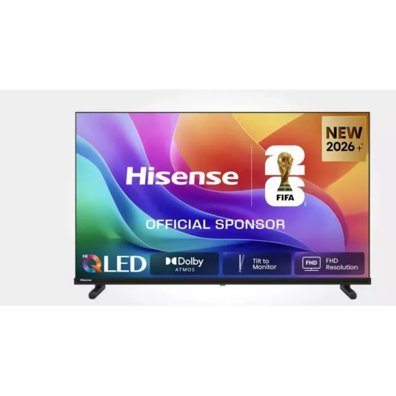 Hisense 40A59S Smart TV 40 polegadas (100 cm) FHD Hi-QLED 60Hz HDMI USB LAN HDR VESA WiFi Preto