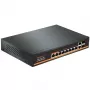 Switch PoE HISMART 1000Mbps 8 portas + 2G Uplink + 2G SFP