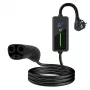 HISMART Carregador EV portátil para Tesla NACS - Schuko (220V), 8-16A, 3,5kW, 1 fase, 5m