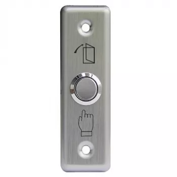 HISMART TV993888 botão de abertura de porta em aço inoxidável para embutir com LED azul, NO/NC/COM, IP65