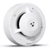 Detetor de fumo fotoelétrico inteligente Wi-Fi HISMART TV993451 com controlo pela app Tuya, branco