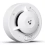 Detetor de fumo fotoelétrico inteligente Wi-Fi HISMART TV993451 com controlo pela app Tuya, branco
