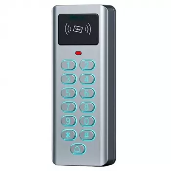 HISMART TV993741 teclado de controlo de acesso com leitor de cartões EM 125kHz e controlador integrado