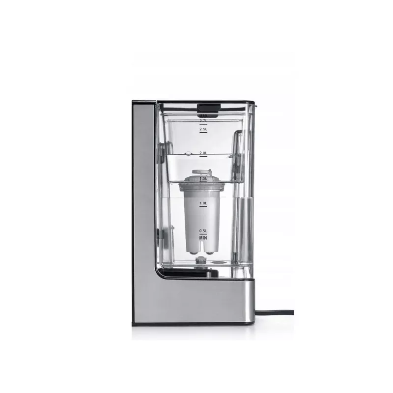 Chaleira elétrica HNC HWS 8731 com controlo de temperatura, 1,7 L, 2200 W, vidro e aço inoxidável, função de manutenção do calor, LED azul, base 360°