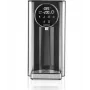 Chaleira elétrica HNC HWS 8731 com controlo de temperatura, 1,7 L, 2200 W, vidro e aço inoxidável, função de manutenção do calor, LED azul, base 360°
