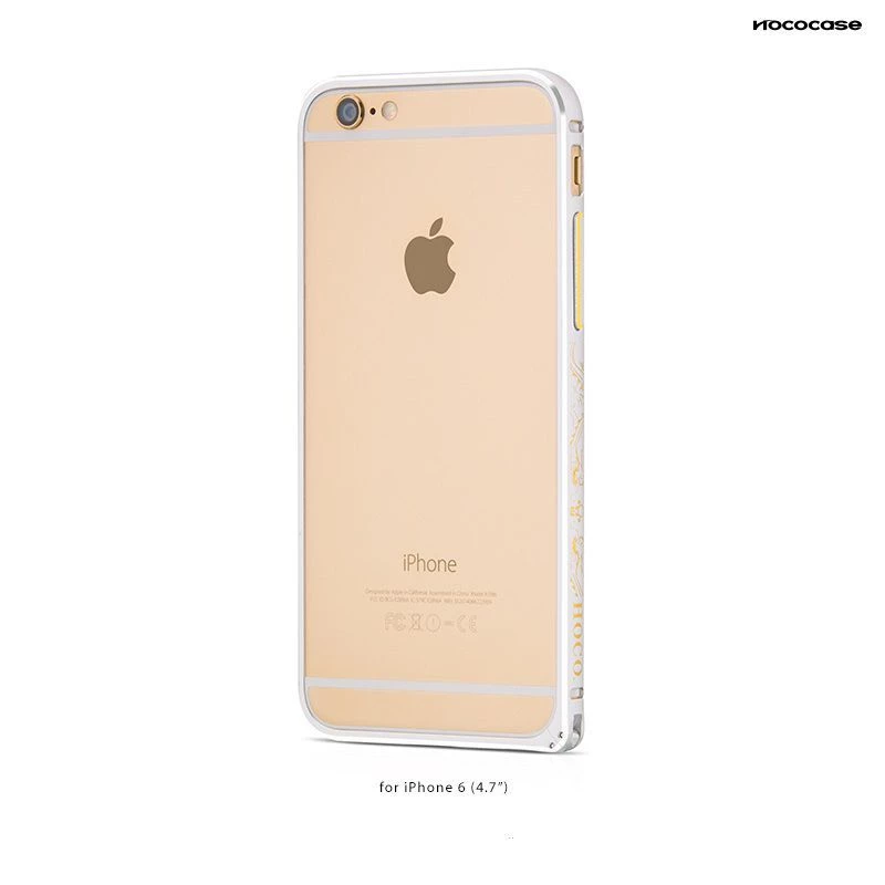 Hoco capa bumper Good Fortune para Apple iPhone 6, prateado