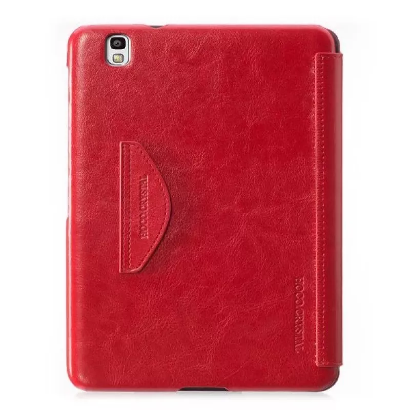 Capa Hoco Crystal Folder HS-L091 para Samsung Galaxy Tab S 8.4, vermelha