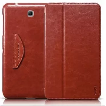 Capa folio Hoco Crystal Series para Samsung Galaxy Tab 4 8.0 SM-T330/T331/T335 - Castanho